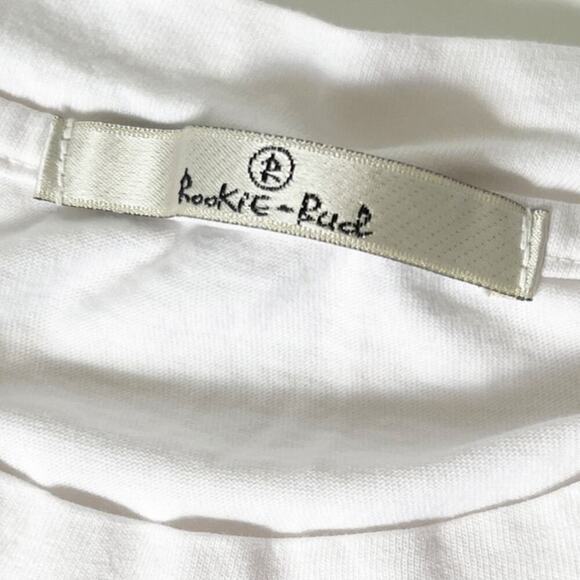 Rookie Bud Mens Tshirt Tee Sz M Korean Streetwear Parrot Design Embroidered - Picture 3 of 5